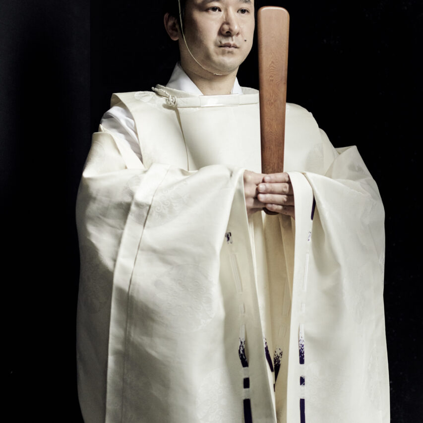 Shinto officiant Masatsugu Okutani